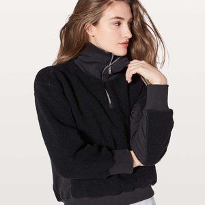 Lululemon Stand Out Sherpa 1/2 Zip